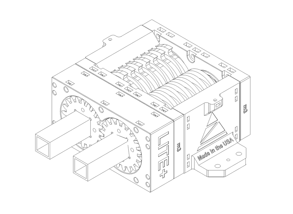 LibreShred Lite Plus STL Files (imperial)